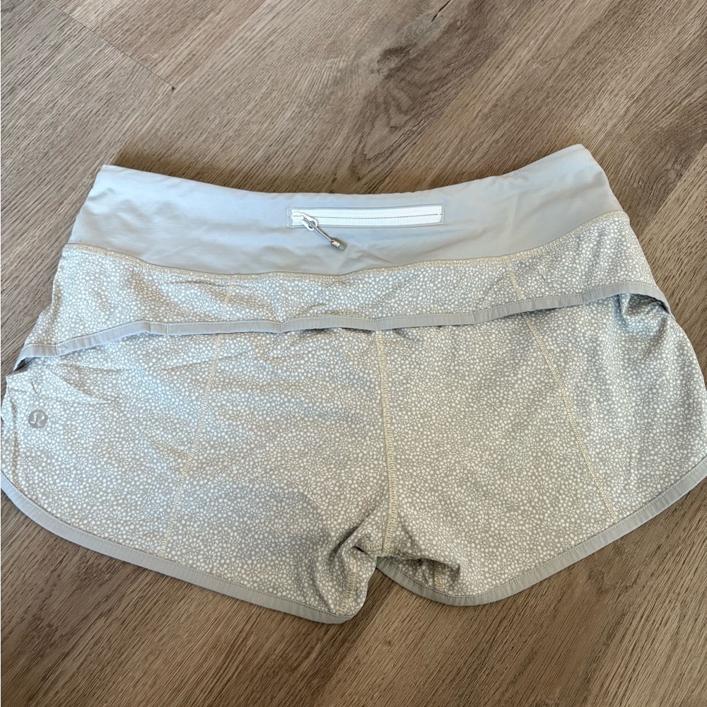 Lululemon Athletica Light Gray Athletic Shorts